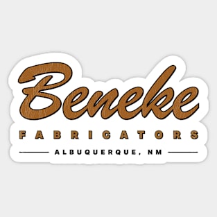 Beneke Fabricators Sticker